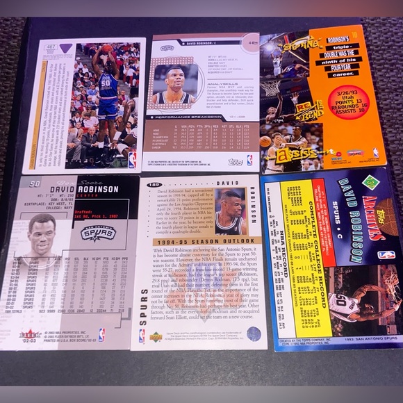 David Robinson cards (15) 1992-2003 - Picture 4 of 4